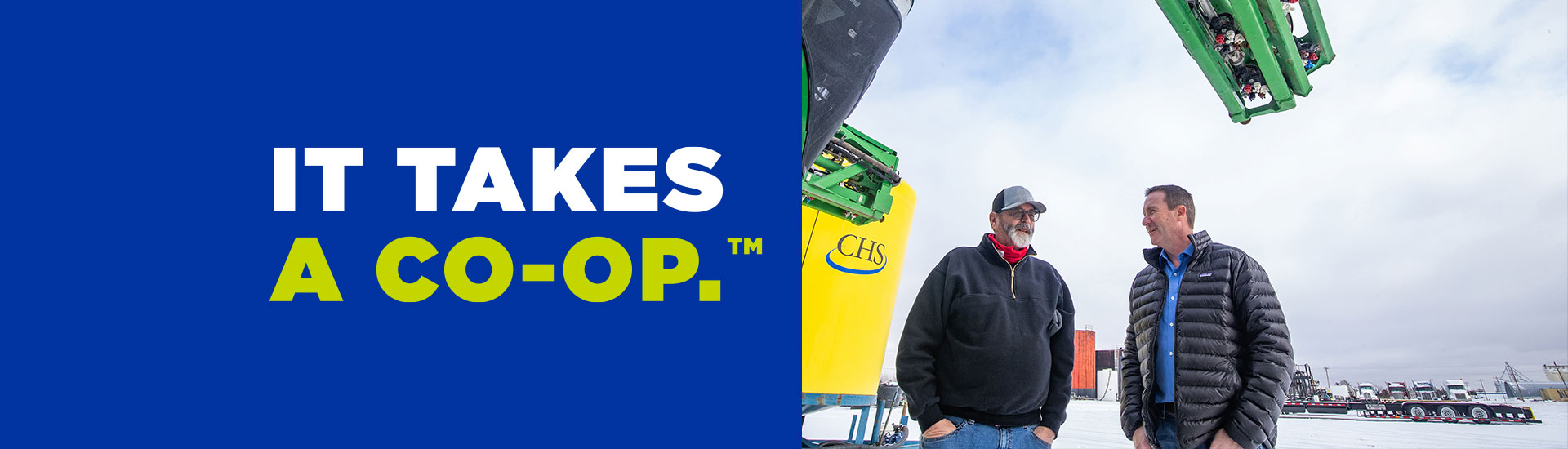 It Takes a Co-op winter banner