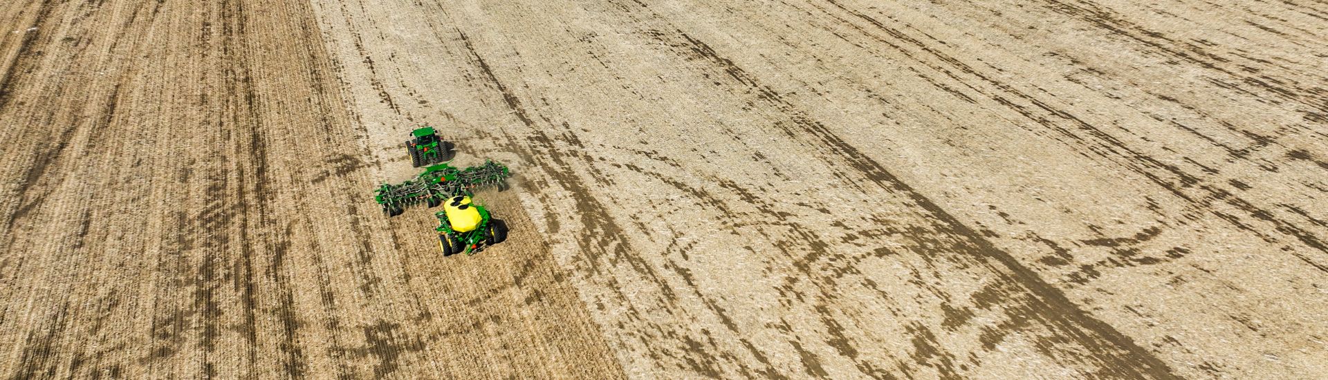Spring wheat planting